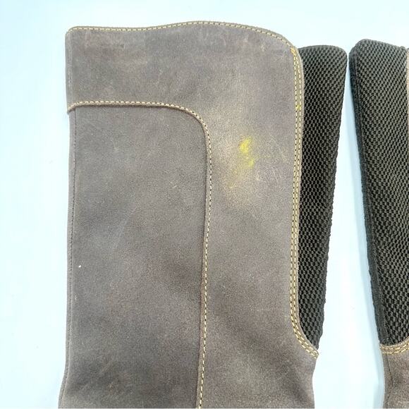 NEW - BORN women's wedge leather midcalf boots - brown - size 8.5 - Picture 9 of 14